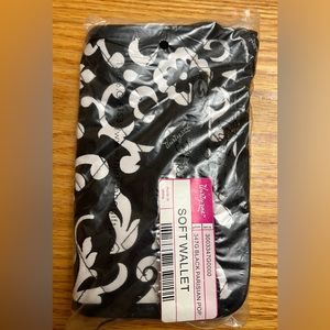 NEW Thirty One 31 Soft Wallet Black Parisian Pop